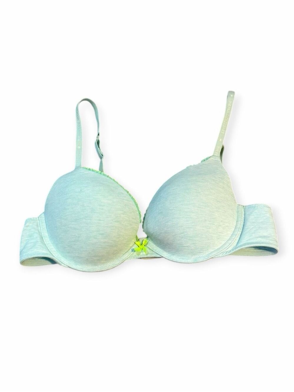 VICTORIA’S SECRET Heathered Underwire Bra Mint Green 36B